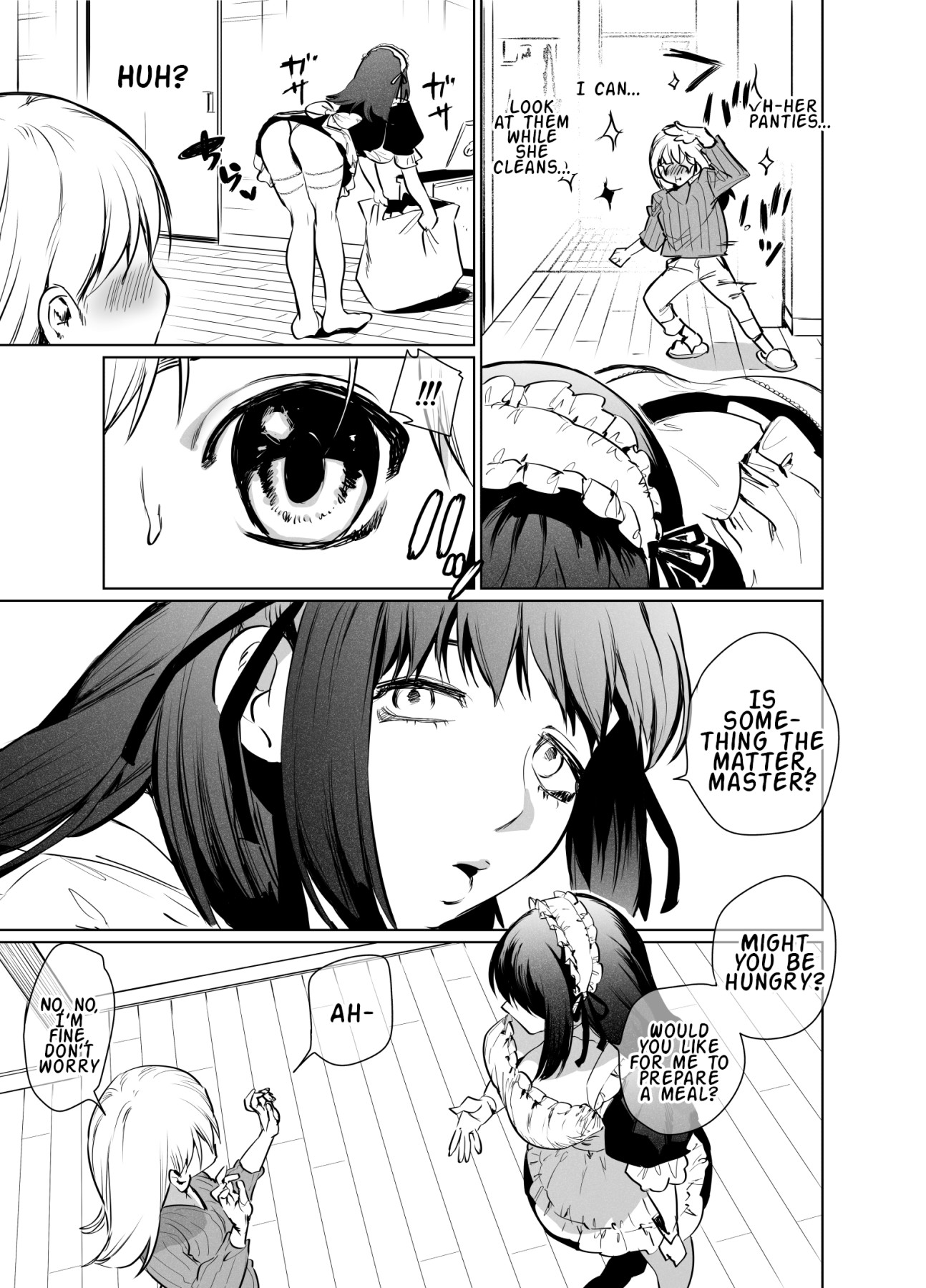 Hentai Manga Comic-Futanari Maid Ribon-chan-Read-4